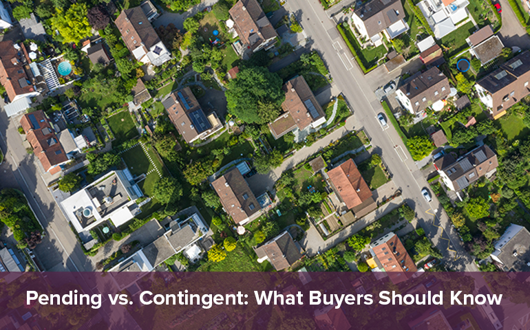 Pending vs. Contingent: What Buyers Should Know